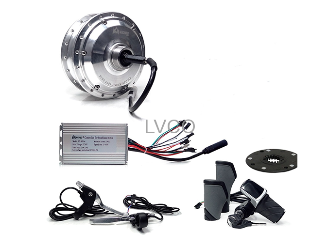 China cheap sale ebike 26inch wheel 36v brushless motor conversion kit with smart controller